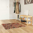 Rug Runner MARSA Multicolour 100 x 100 cm Polyester and PVC