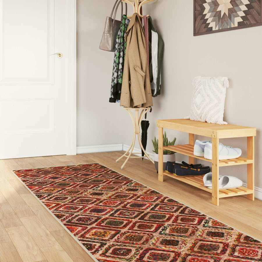 Vloerkleedloper MARSA Multikleur 100 x 400 cm Polyester en PVC