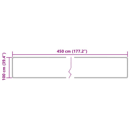 Vloerkleedloper MARSA Multikleur 100 x 450 cm Polyester en PVC