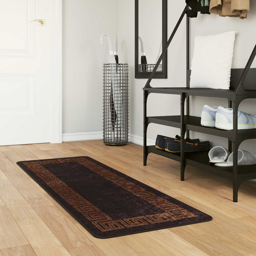 Vloerkleedloper MARSA Zwart 50 x 100 cm Polyester en PVC