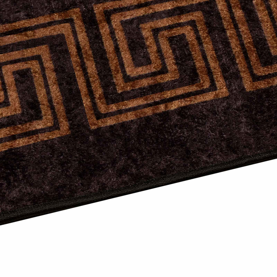 Vloerkleedloper MARSA Zwart 50 x 150 cm Polyester en PVC