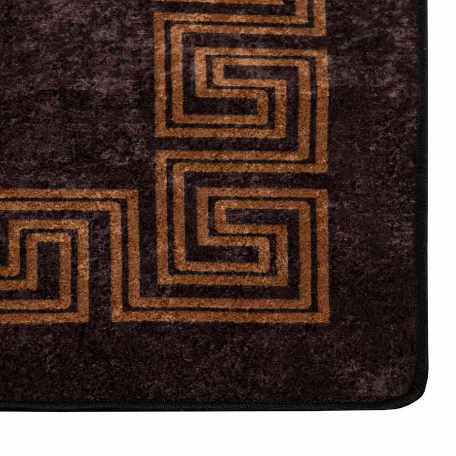 Vloerkleedloper MARSA Zwart 50 x 200 cm Polyester en PVC