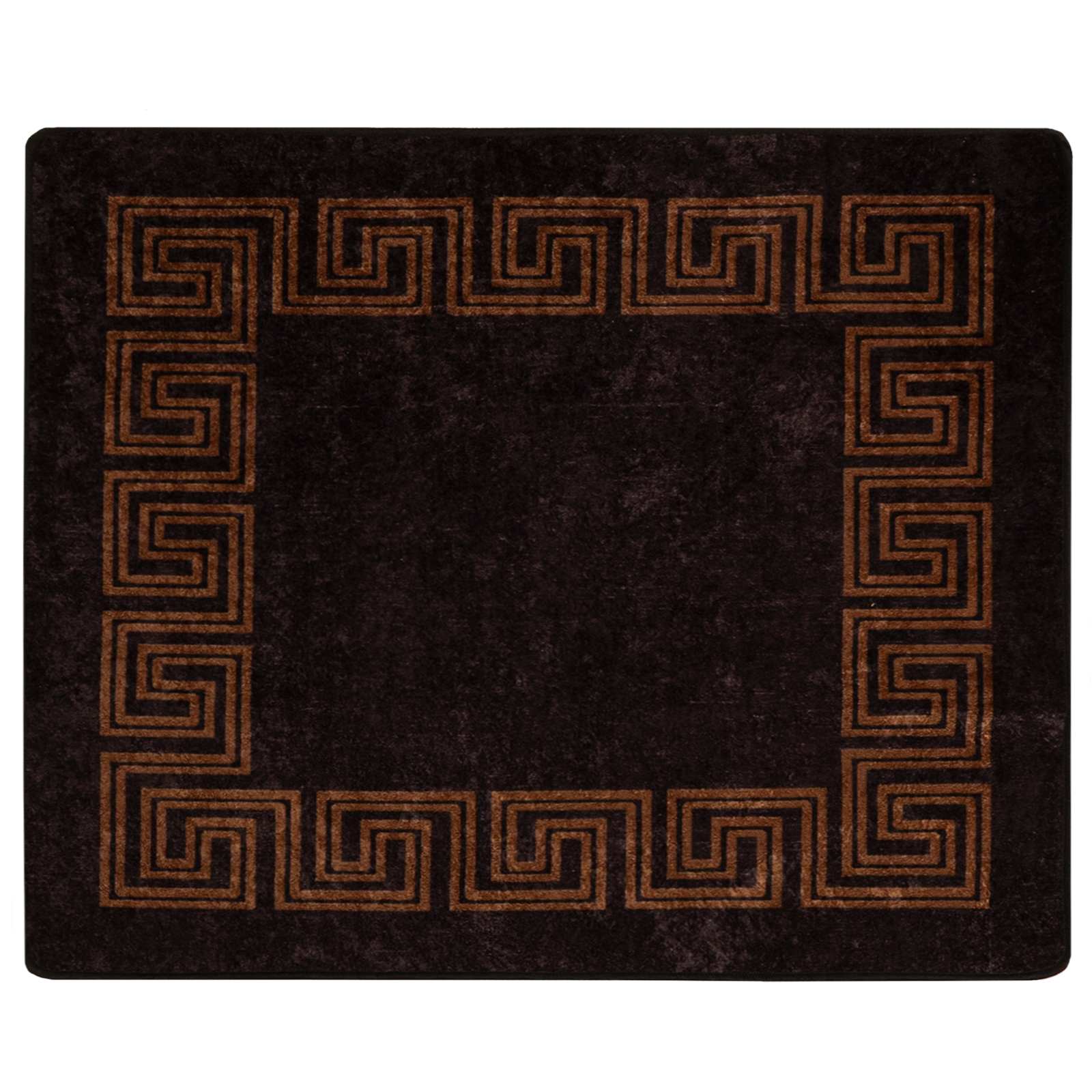 Vloerkleedloper MARSA Zwart 80 x 100 cm Polyester en PVC