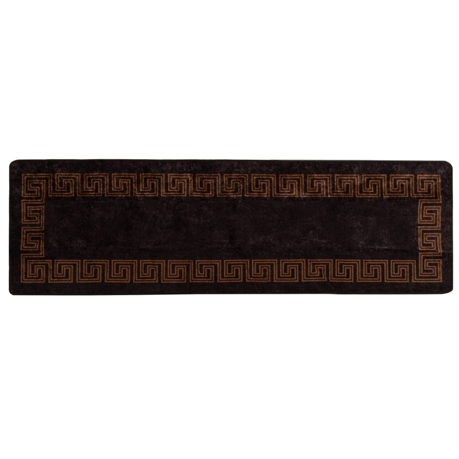 Vloerkleedloper MARSA Zwart 80 x 250 cm Polyester en PVC