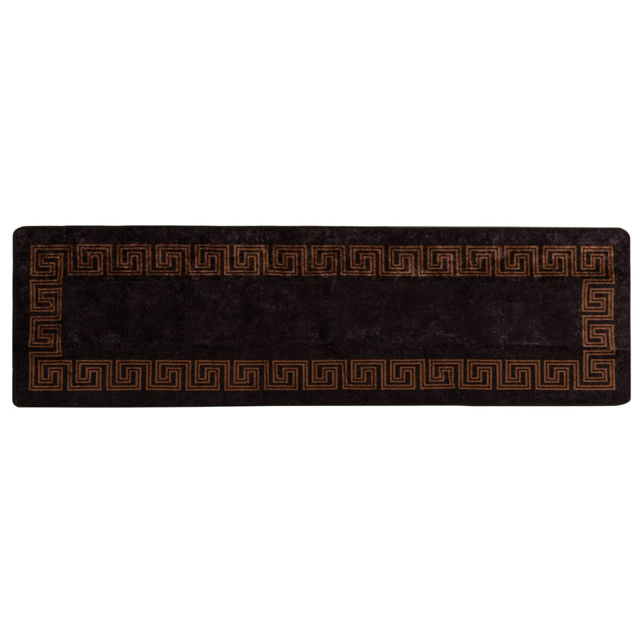 Vloerkleedloper MARSA Zwart 80 x 350 cm Polyester en PVC