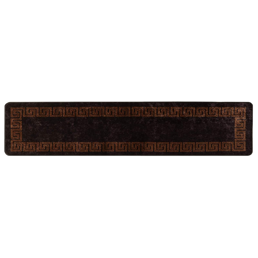 Vloerkleedloper MARSA Zwart 80 x 400 cm Polyester en PVC