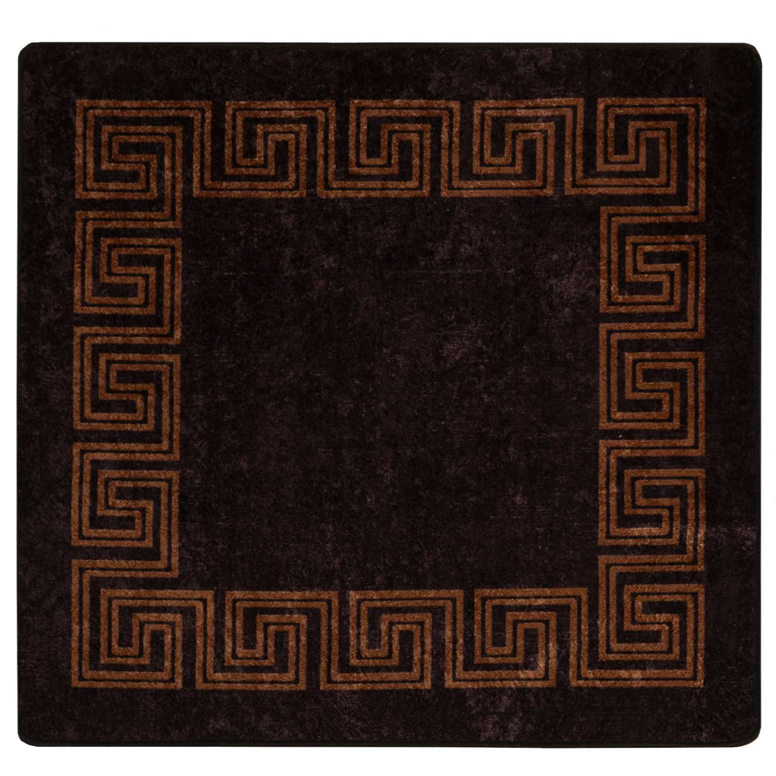 Vloerkleedloper MARSA Zwart 100 x 100 cm Polyester en PVC