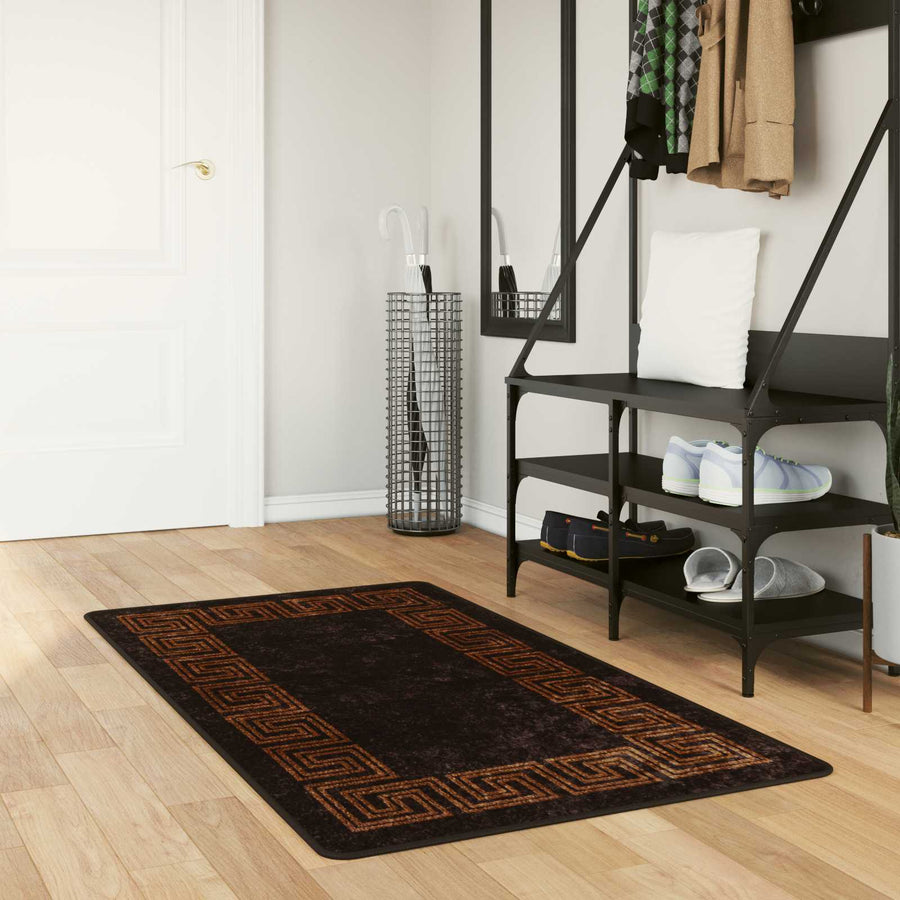 Vloerkleedloper MARSA Zwart 100 x 200 cm Polyester en PVC