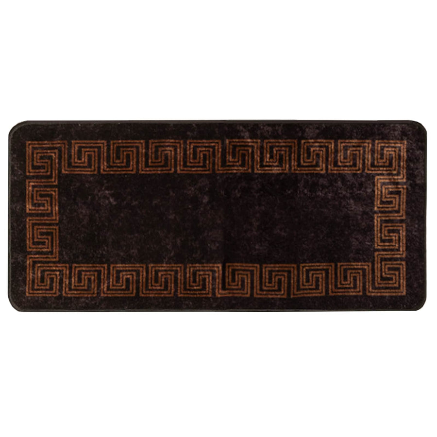 Vloerkleedloper MARSA Zwart 100 x 200 cm Polyester en PVC