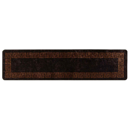 Vloerkleedloper MARSA Zwart 100 x 450 cm Polyester en PVC