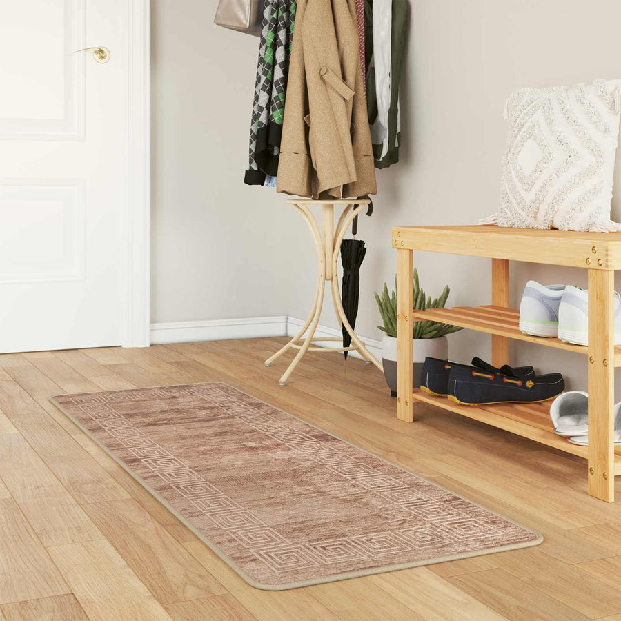 Vloerkleedloper MARSA Wit 50 x 150 cm Polyester en PVC
