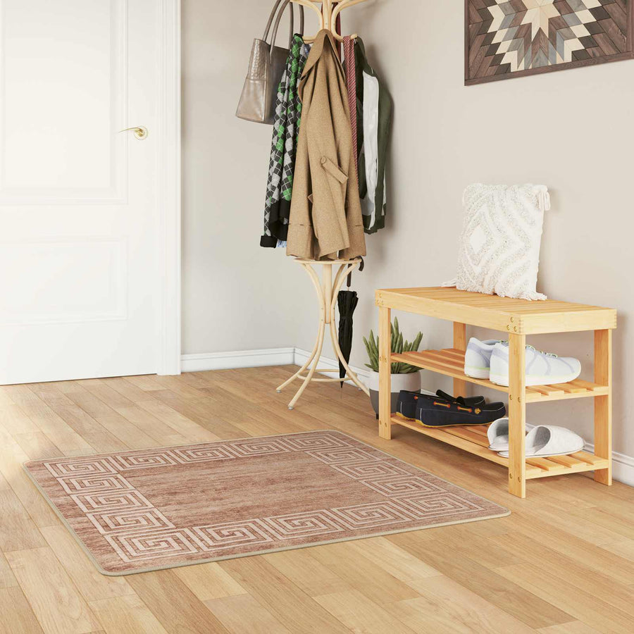 Vloerkleedloper MARSA Wit 100 x 100 cm Polyester en PVC