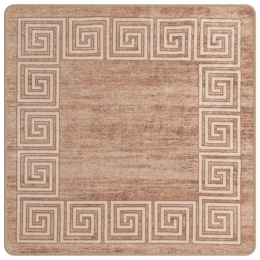 Vloerkleedloper MARSA Wit 100 x 100 cm Polyester en PVC