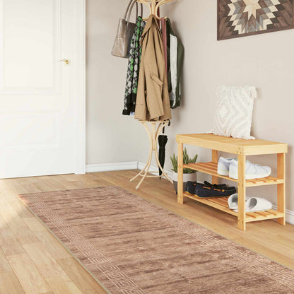 Vloerkleedloper MARSA Wit 100 x 250 cm Polyester en PVC