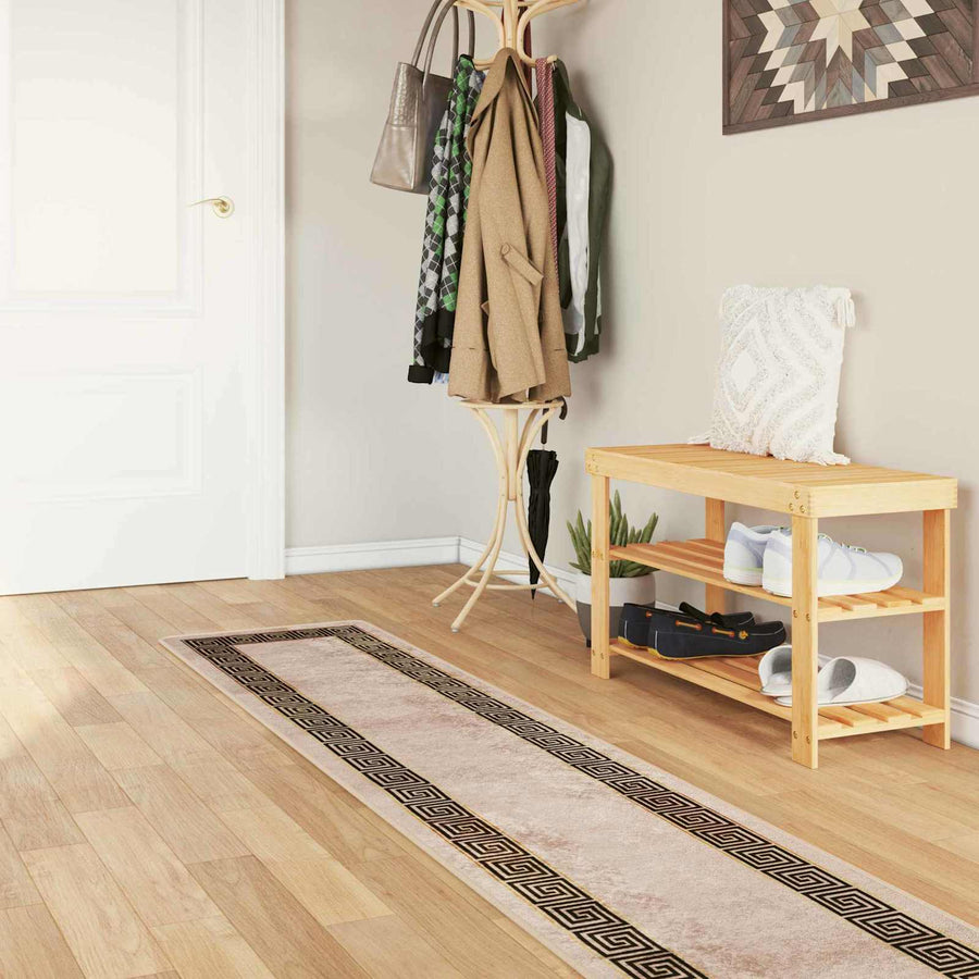 Vloerkleedloper MARSA Zwart 50 x 450 cm Polyester en PVC