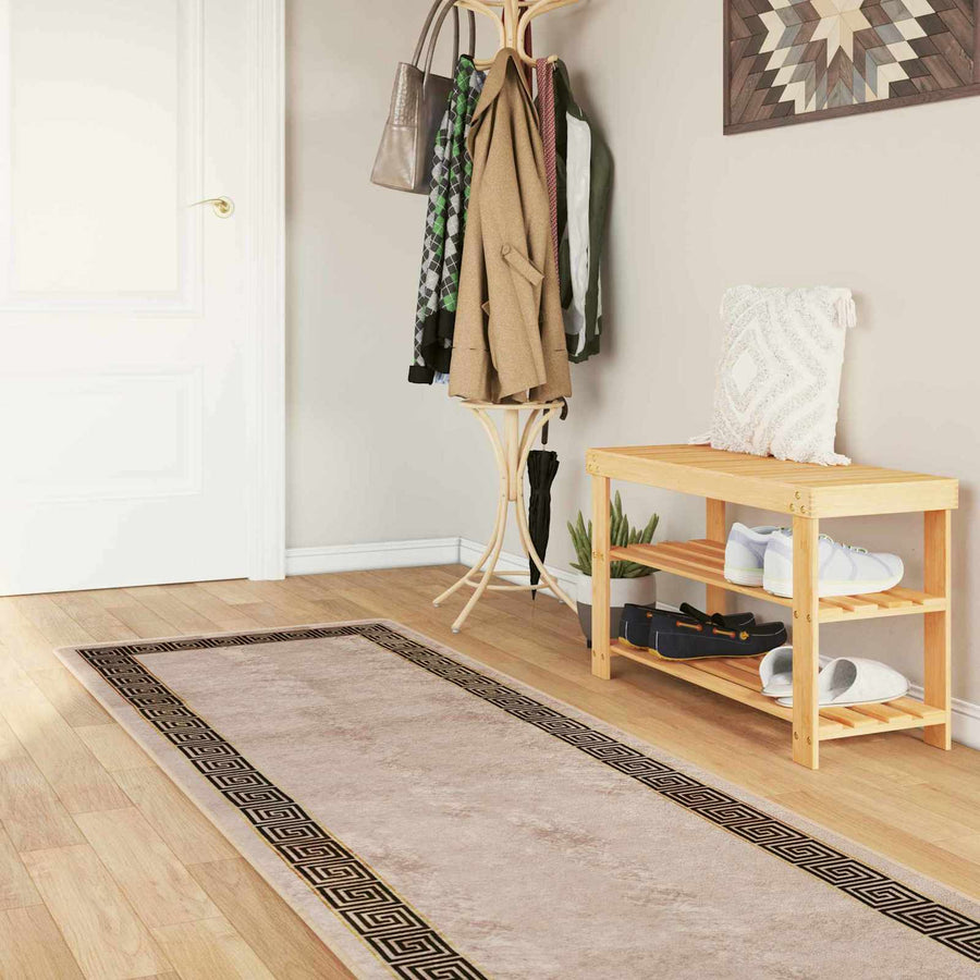 Vloerkleedloper MARSA Zwart 80 x 450 cm Polyester en PVC