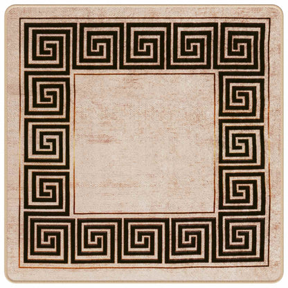 Vloerkleedloper MARSA Zwart 100 x 100 cm Polyester en PVC
