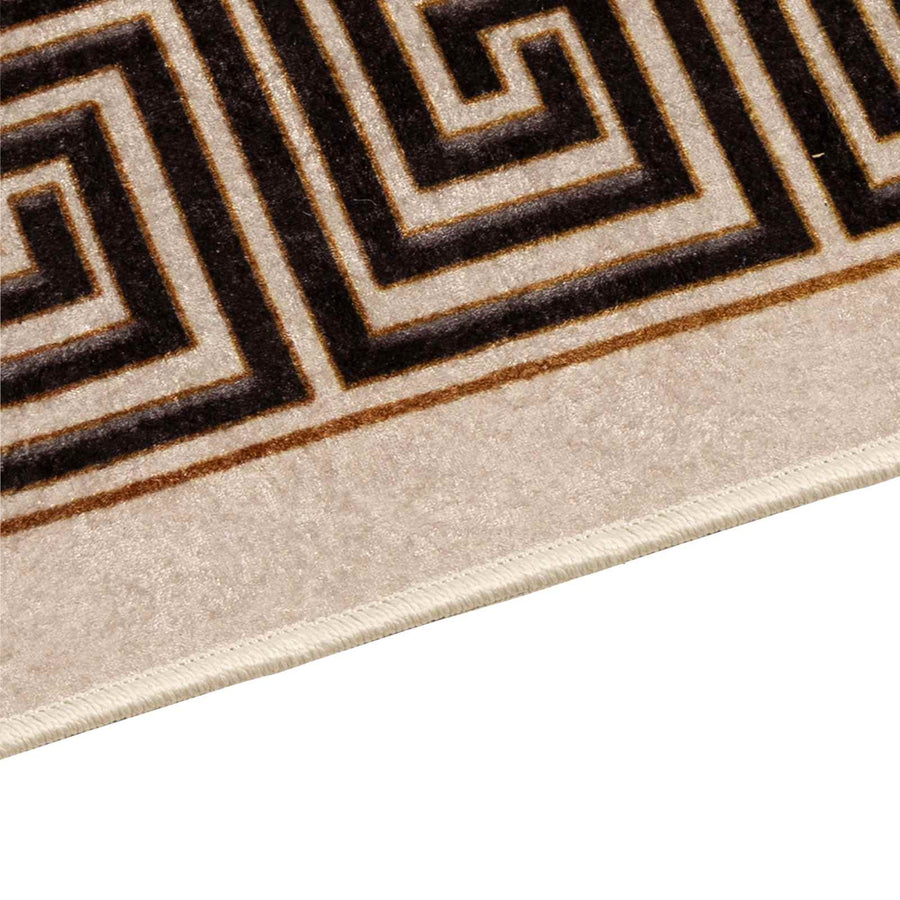 Vloerkleedloper MARSA Zwart 100 x 200 cm Polyester en PVC