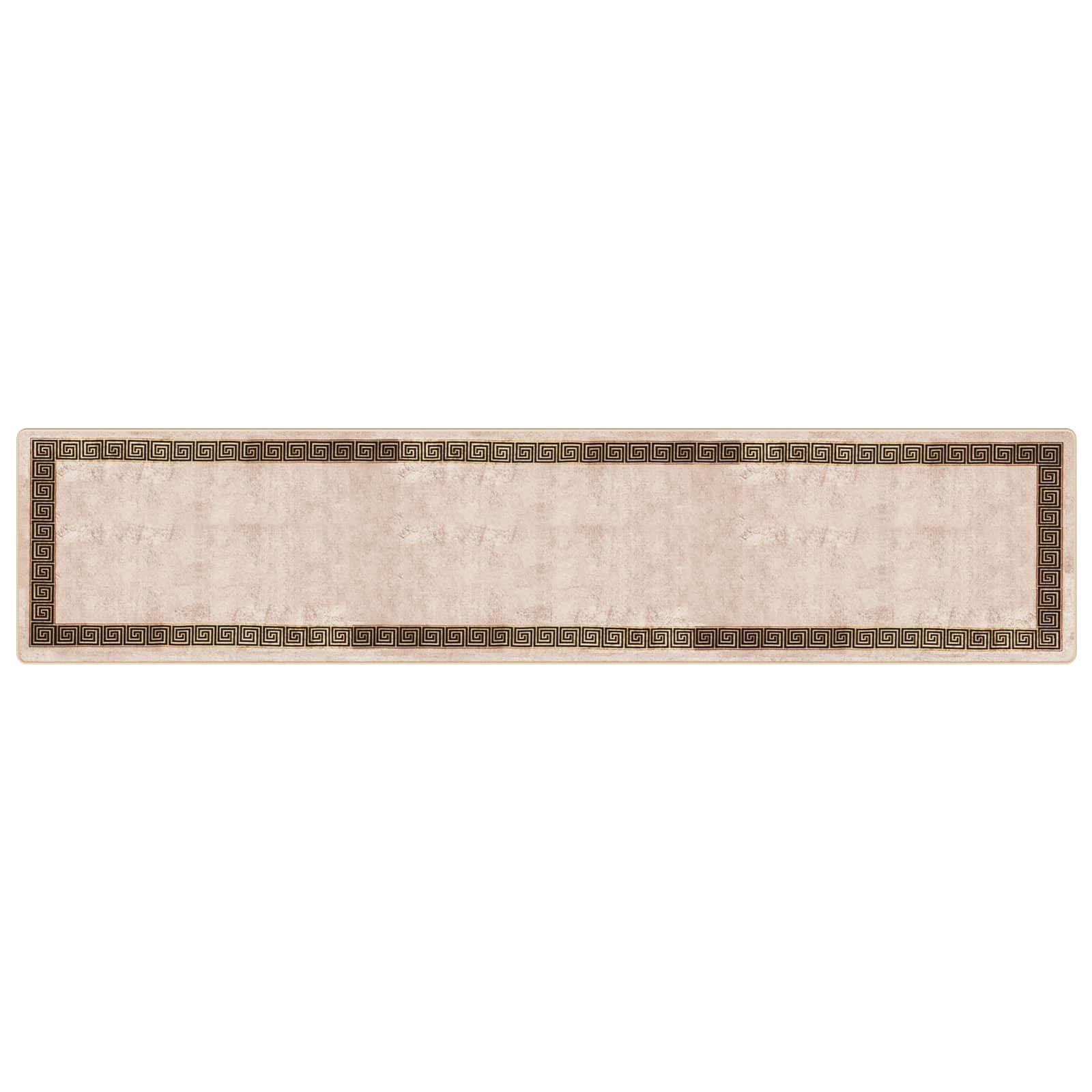 Vloerkleedloper MARSA Zwart 100 x 450 cm Polyester en PVC