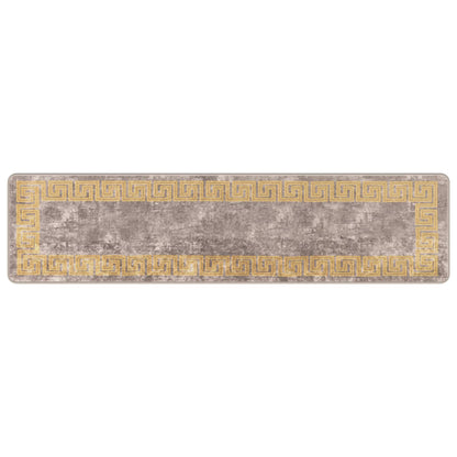 Vloerkleedloper MARSA Grijs 50 x 200 cm Polyester en PVC