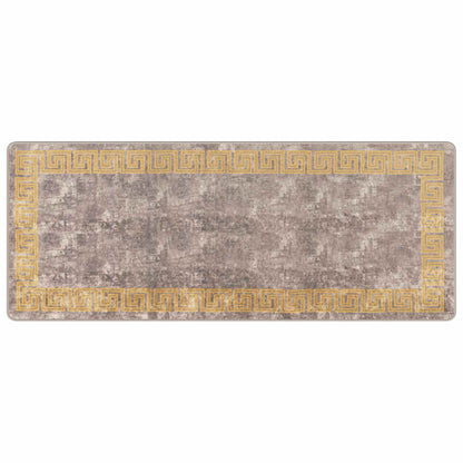 Vloerkleedloper MARSA Grijs 80 x 200 cm Polyester en PVC