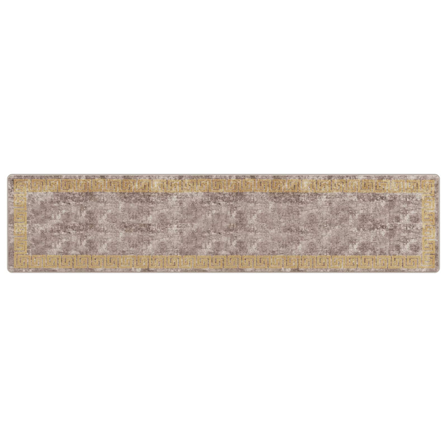 Vloerkleedloper MARSA Grijs 80 x 350 cm Polyester en PVC