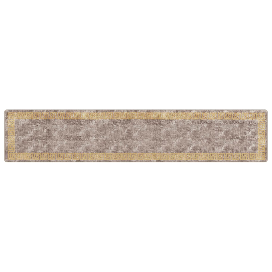 Vloerkleedloper MARSA Grijs 80 x 400 cm Polyester en PVC