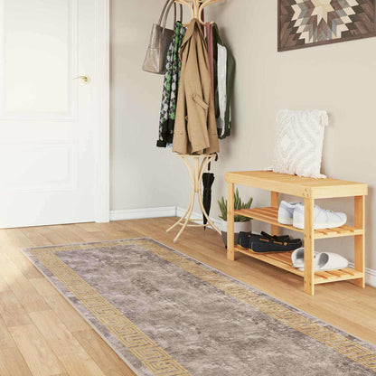Vloerkleedloper MARSA Grijs 80 x 450 cm Polyester en PVC