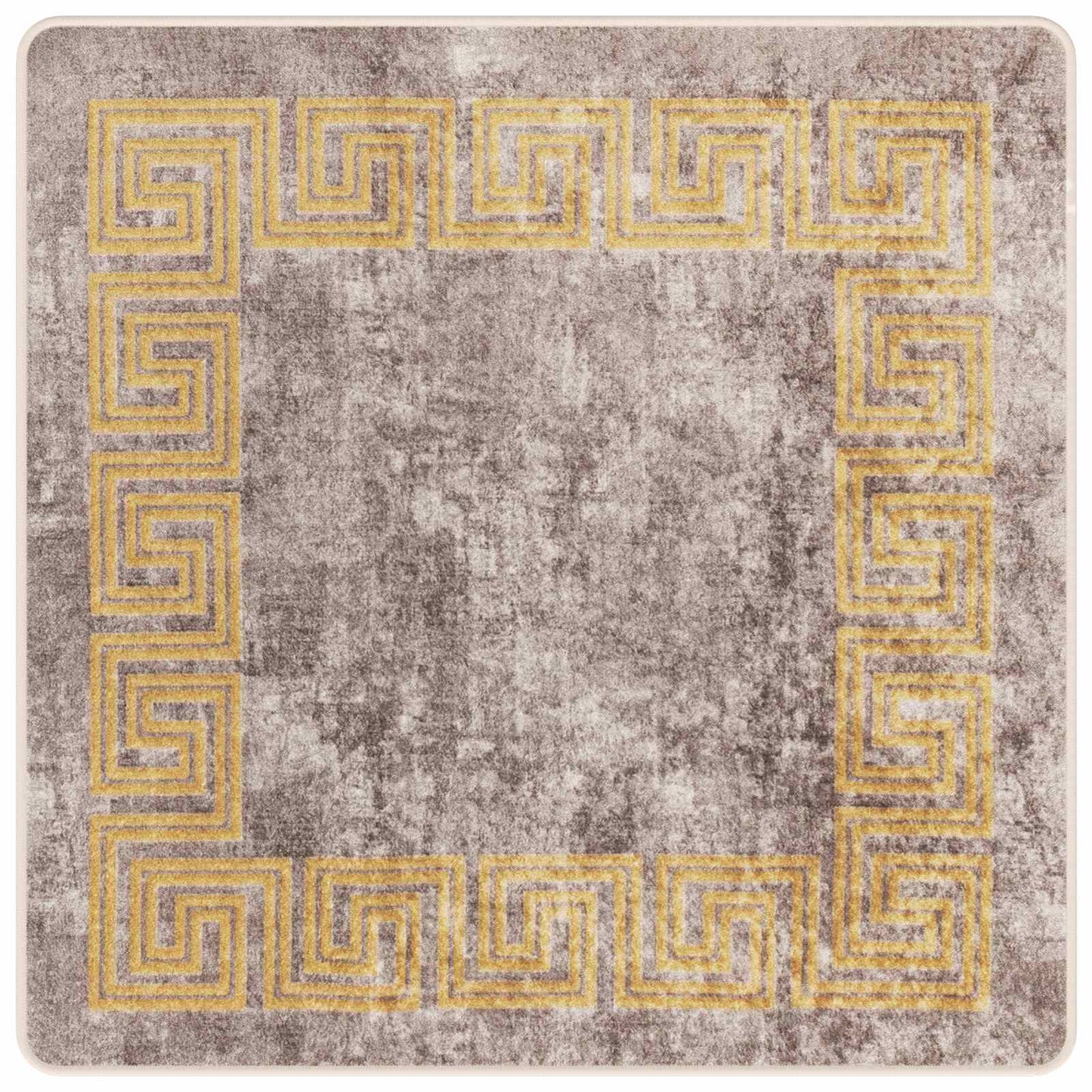 Vloerkleedloper MARSA Grijs 100 x 100 cm Polyester en PVC