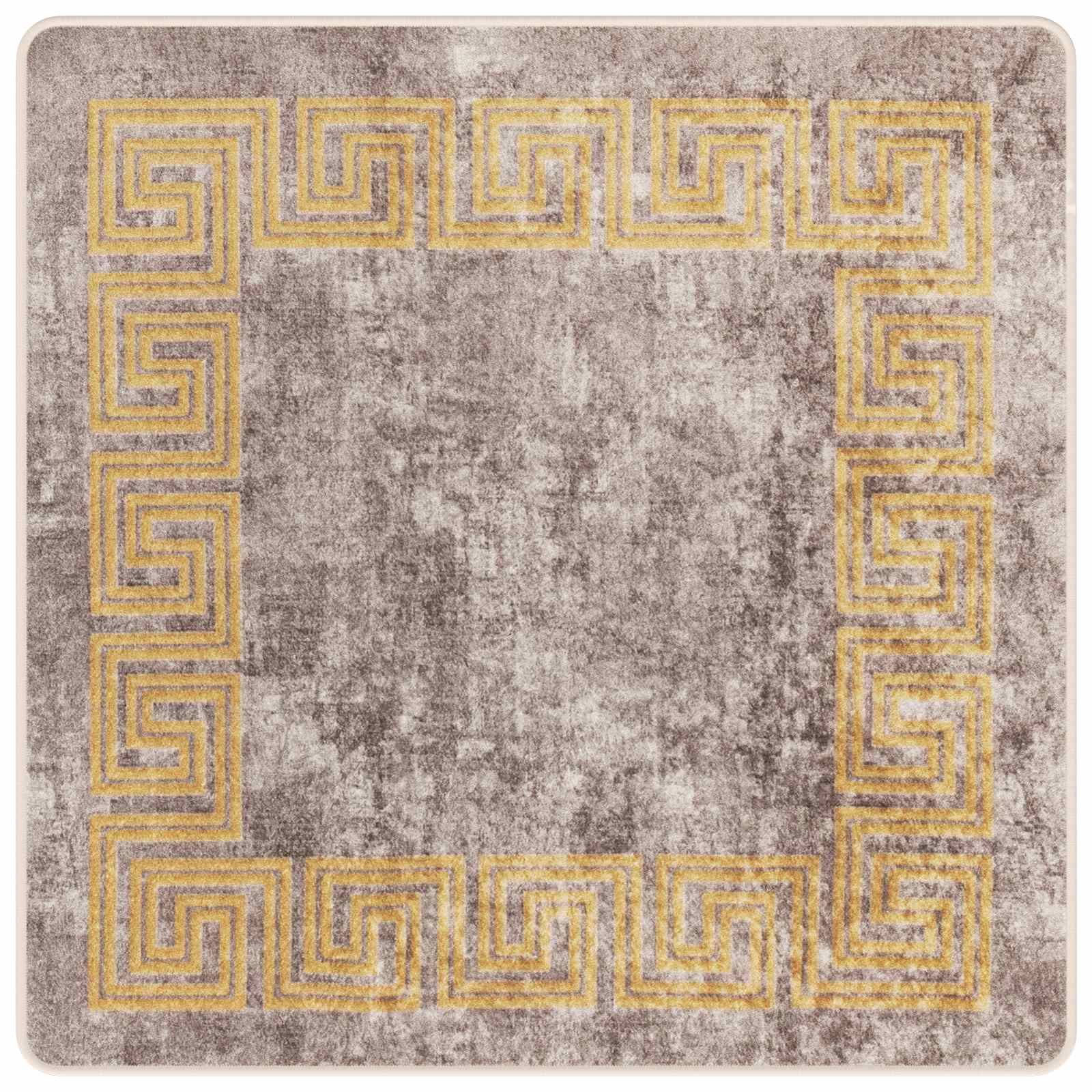 Vloerkleedloper MARSA Grijs 100 x 100 cm Polyester en PVC