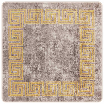 Vloerkleedloper MARSA Grijs 100 x 100 cm Polyester en PVC