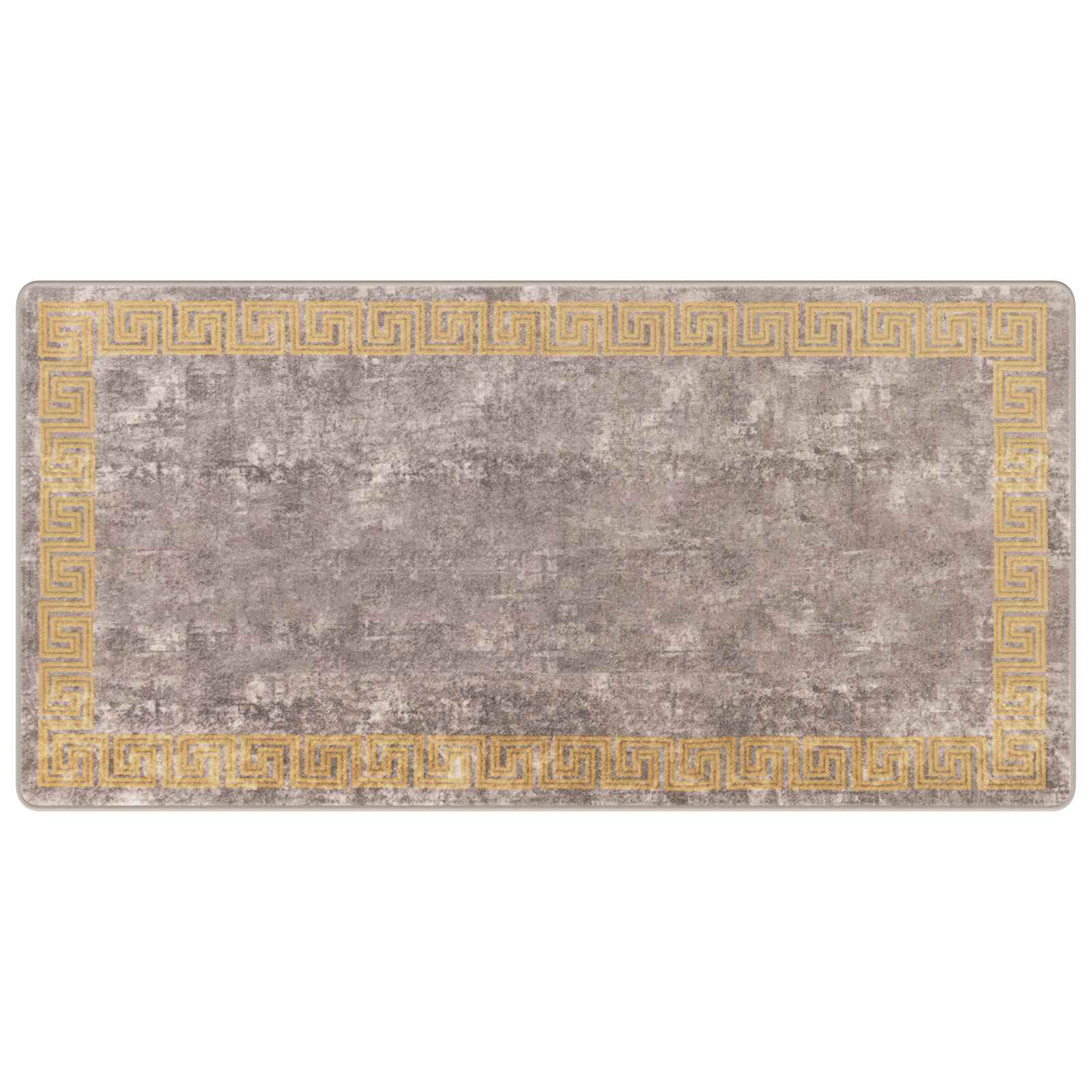 Vloerkleedloper MARSA Grijs 100 x 200 cm Polyester en PVC