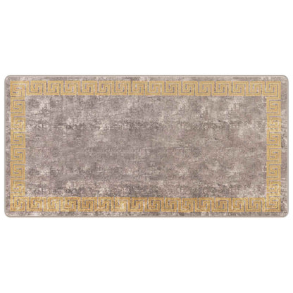 Vloerkleedloper MARSA Grijs 100 x 200 cm Polyester en PVC