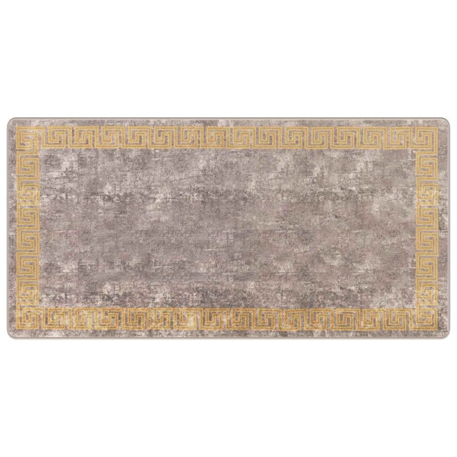 Vloerkleedloper MARSA Grijs 100 x 200 cm Polyester en PVC