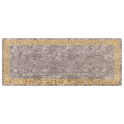 Vloerkleedloper MARSA Grijs 100 x 250 cm Polyester en PVC