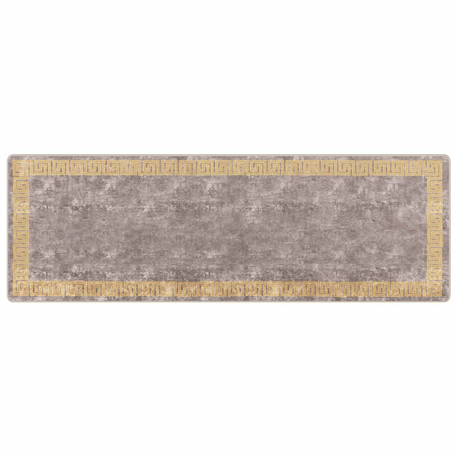 Vloerkleedloper MARSA Grijs 100 x 300 cm Polyester en PVC