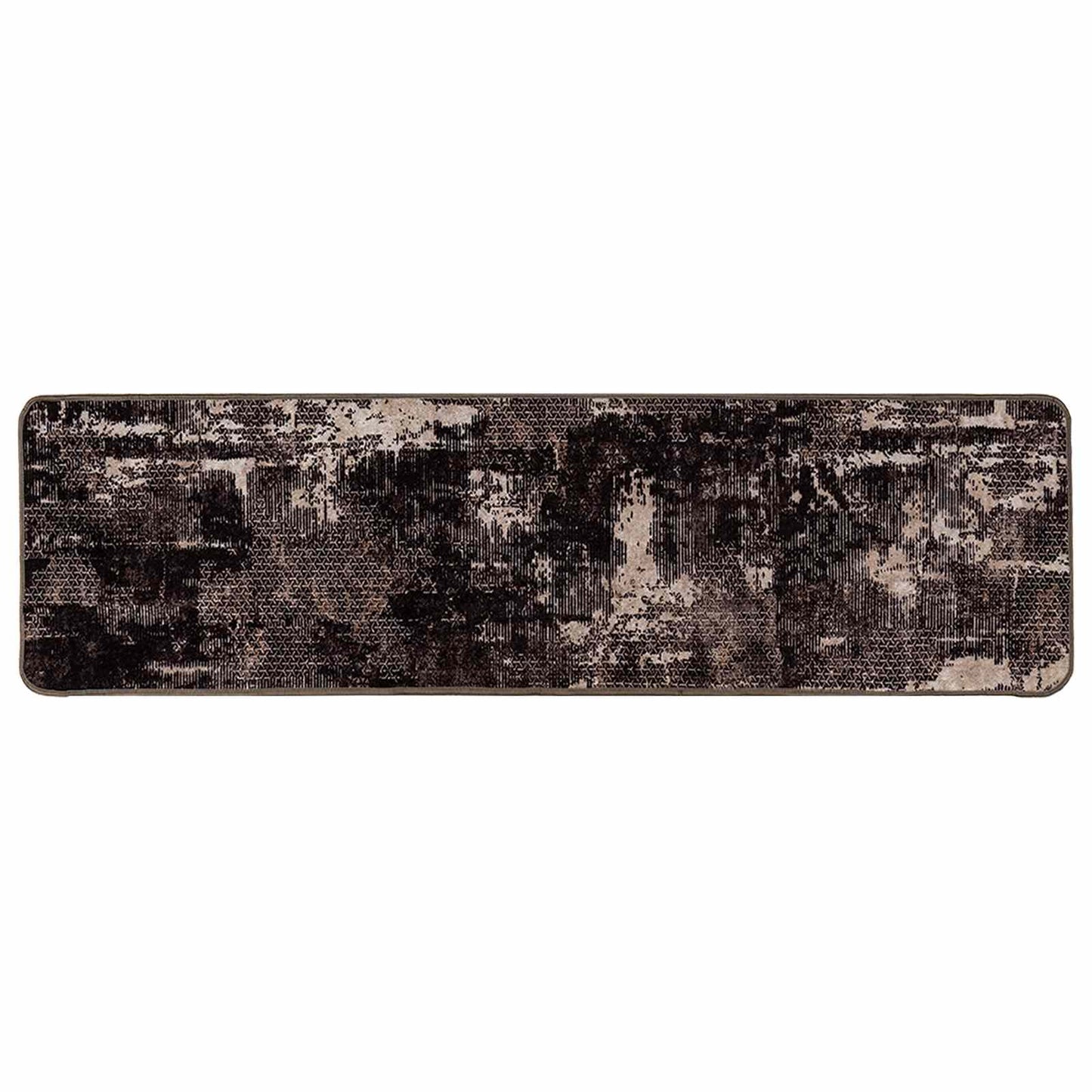 Vloerkleedloper MARSA Zwart 50 x 200 cm Polyester en PVC