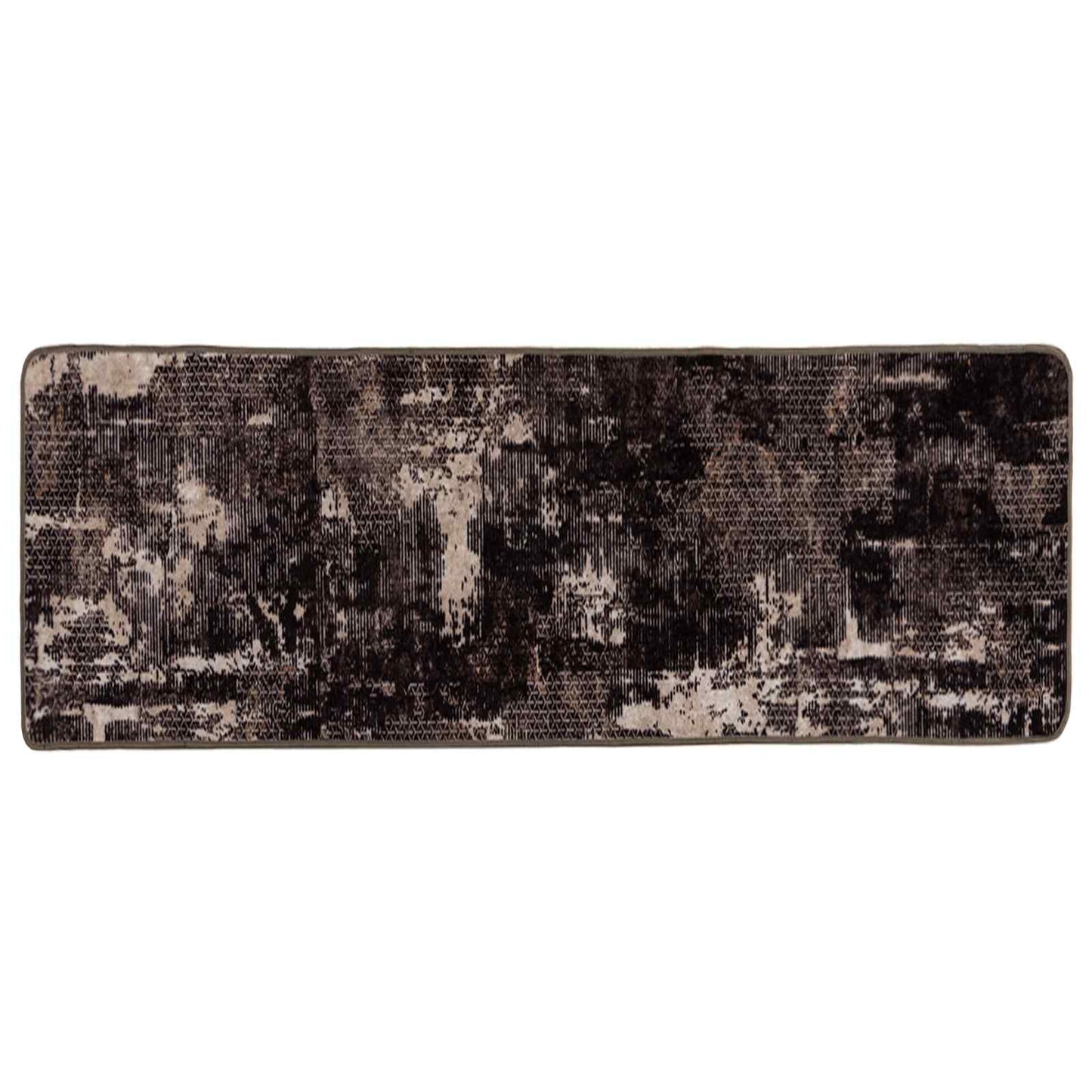 Vloerkleedloper MARSA Zwart 80 x 200 cm Polyester en PVC