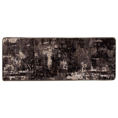 Vloerkleedloper MARSA Zwart 80 x 200 cm Polyester en PVC