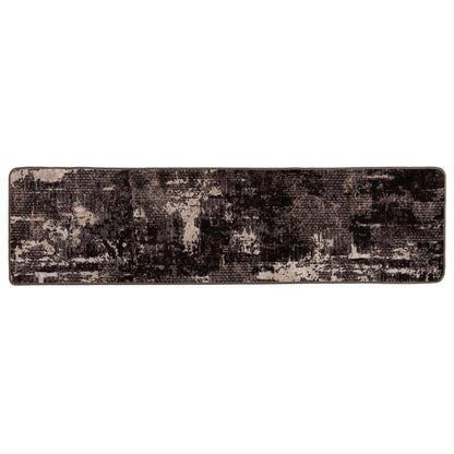 Vloerkleedloper MARSA Zwart 80 x 350 cm Polyester en PVC