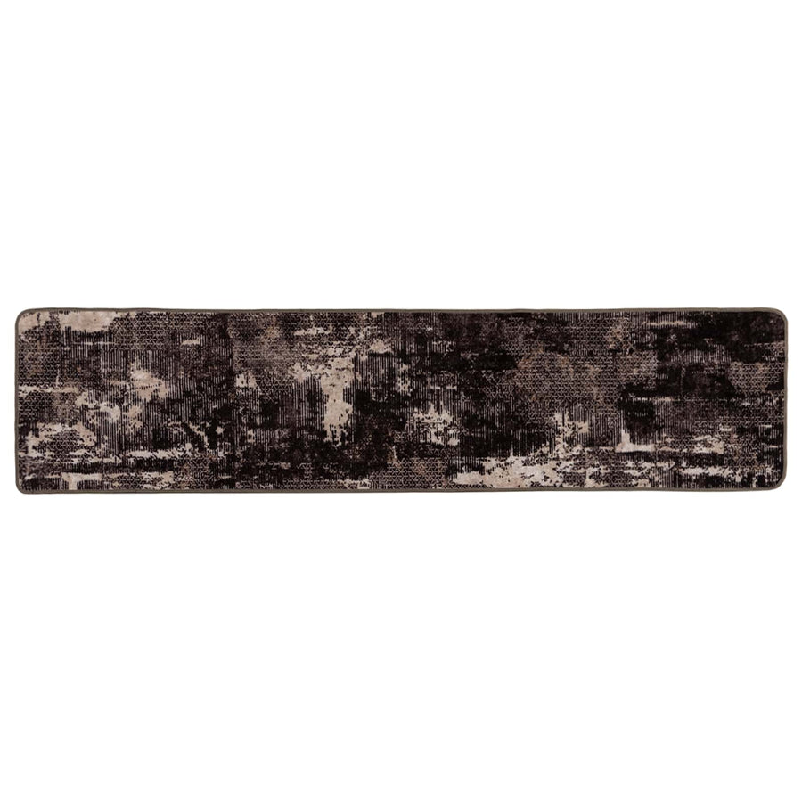 Vloerkleedloper MARSA Zwart 80 x 450 cm Polyester en PVC