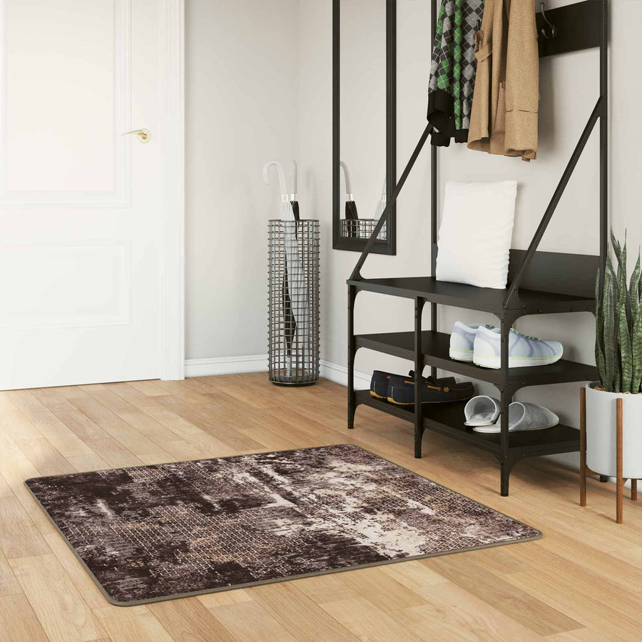 Vloerkleedloper MARSA Zwart 100 x 100 cm Polyester en PVC