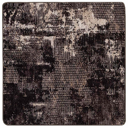 Vloerkleedloper MARSA Zwart 100 x 100 cm Polyester en PVC