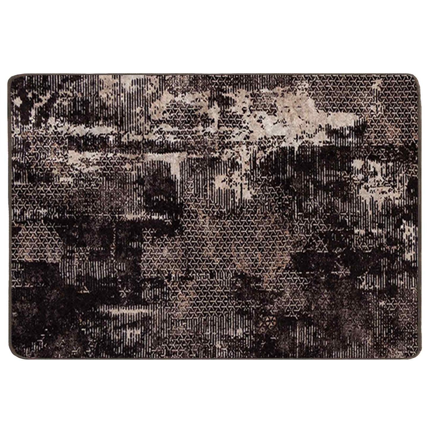 Vloerkleedloper MARSA Zwart 100 x 150 cm Polyester en PVC
