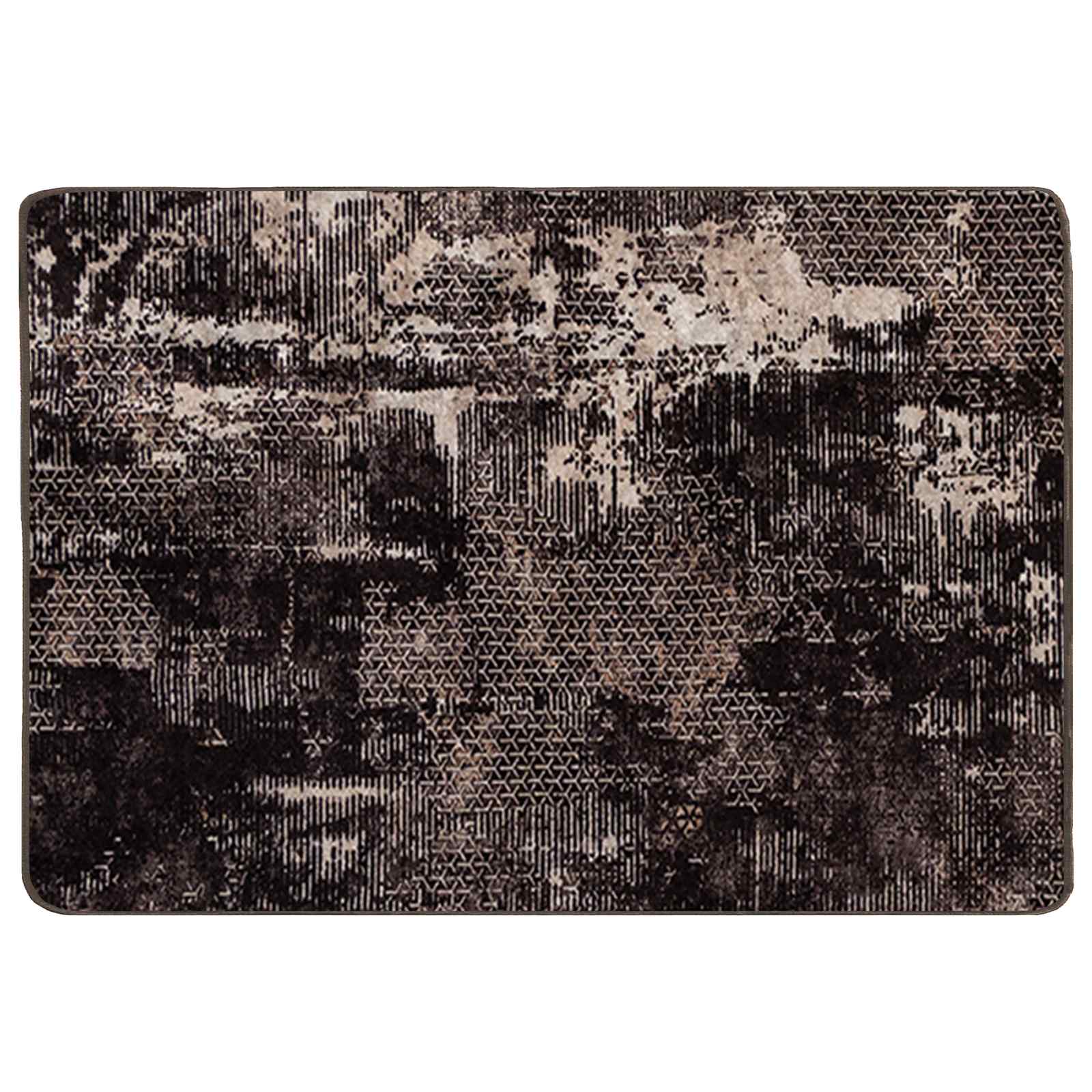 Vloerkleedloper MARSA Zwart 100 x 150 cm Polyester en PVC
