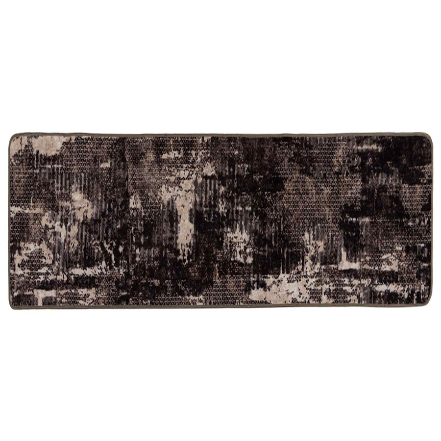 Vloerkleedloper MARSA Zwart 100 x 200 cm Polyester en PVC