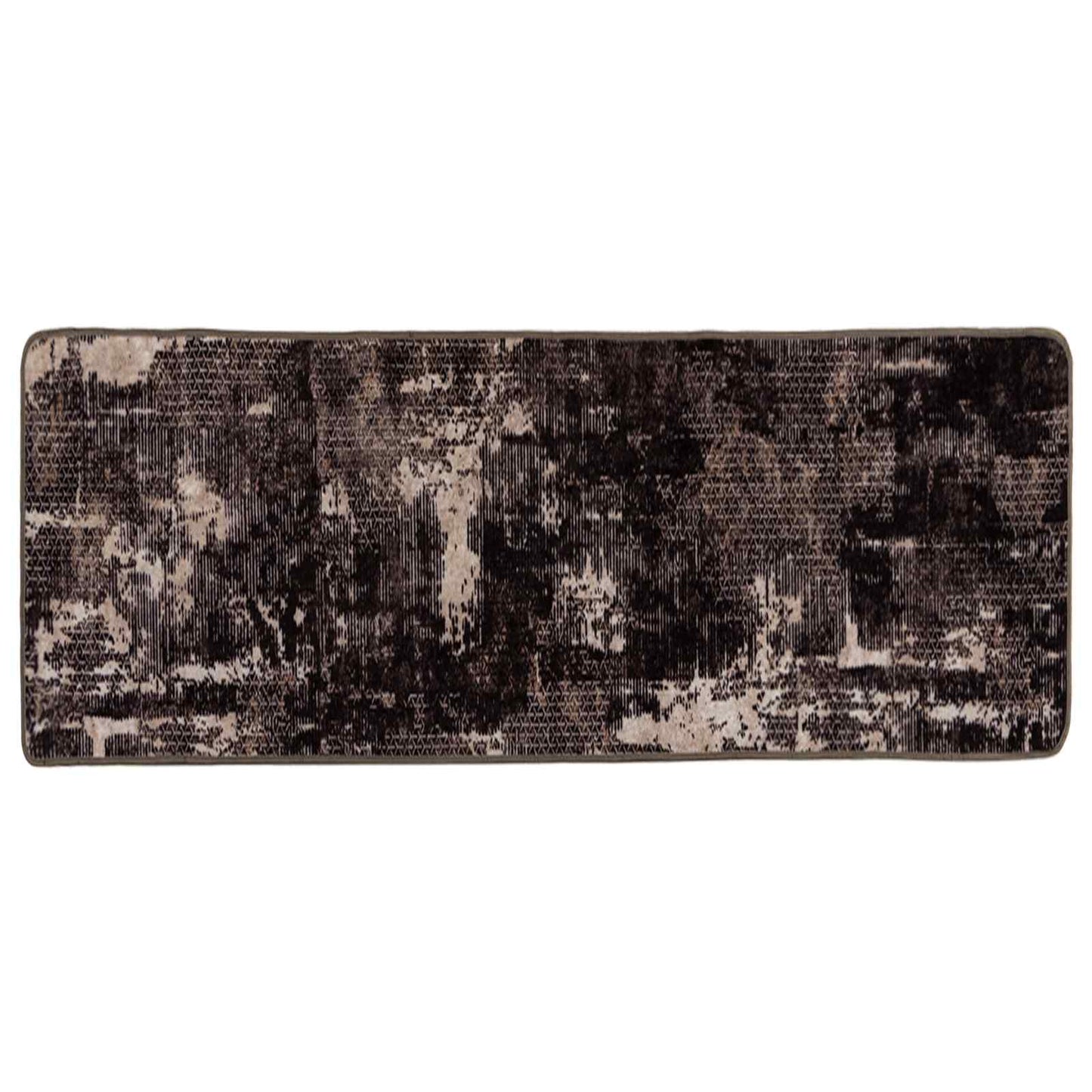 Vloerkleedloper MARSA Zwart 100 x 250 cm Polyester en PVC