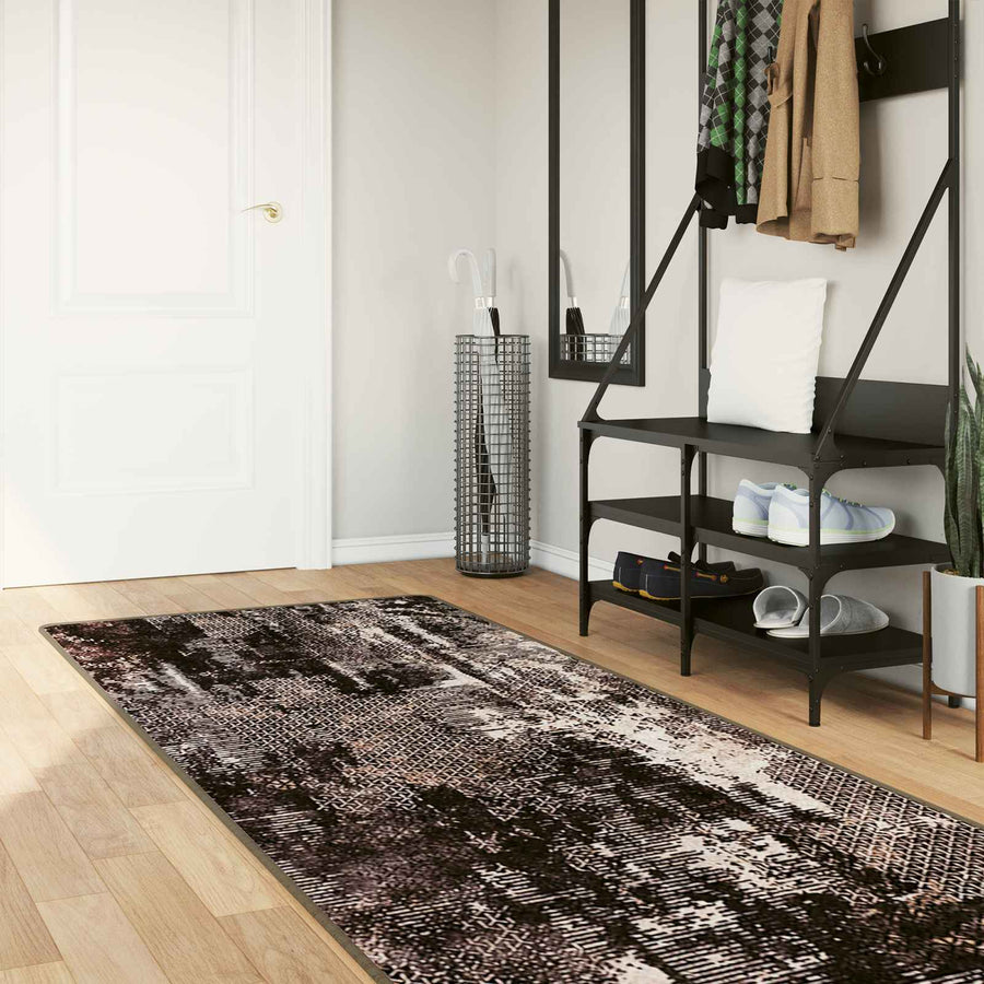 Vloerkleedloper MARSA Zwart 100 x 350 cm Polyester en PVC
