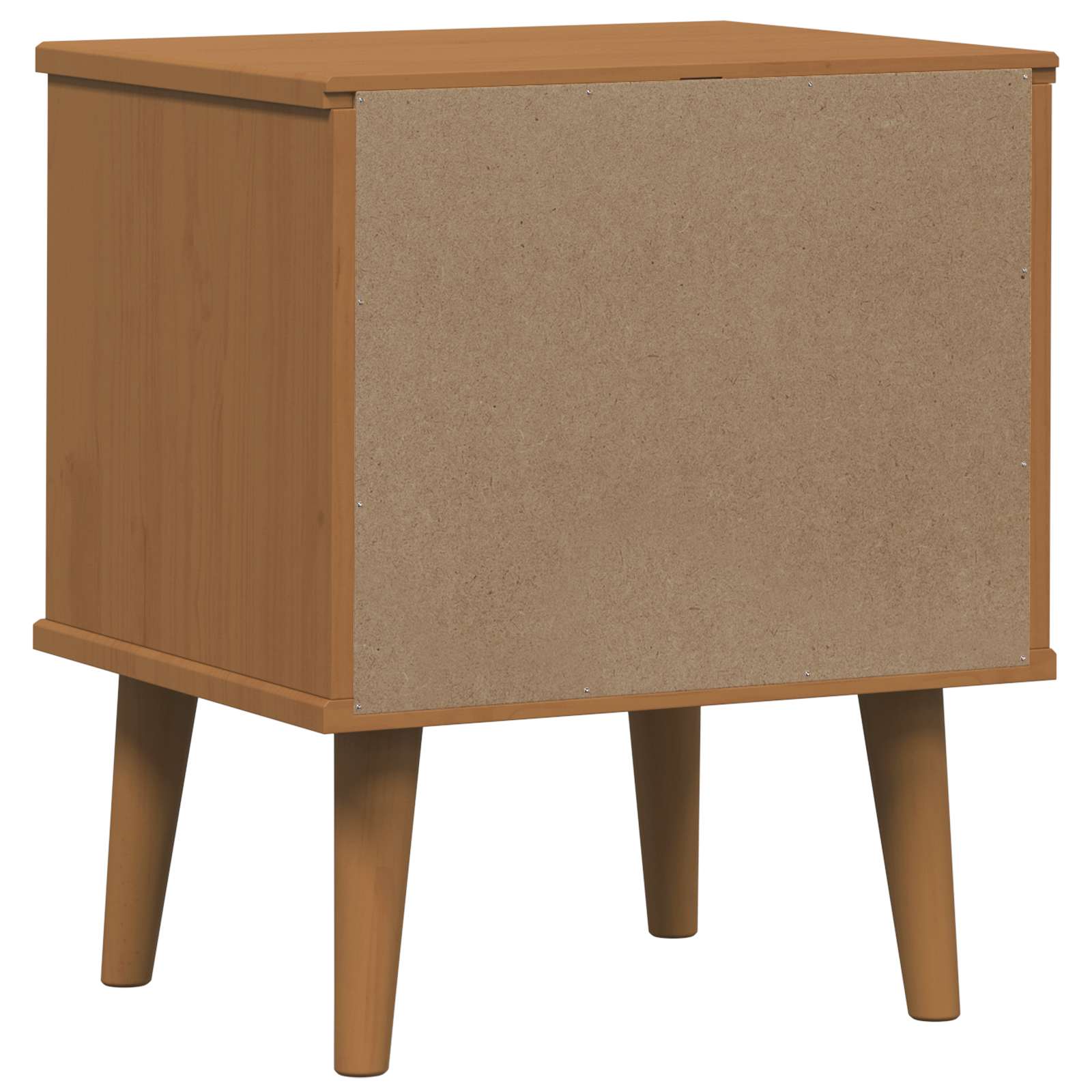 Nachtkastje met lade Caramel 40 x 35 x 48 cm Massief grenenhout