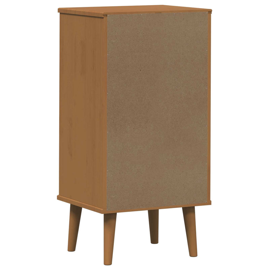 Ladekast MOLDE Caramel 40 x 35 x 82 cm Massief grenenhout